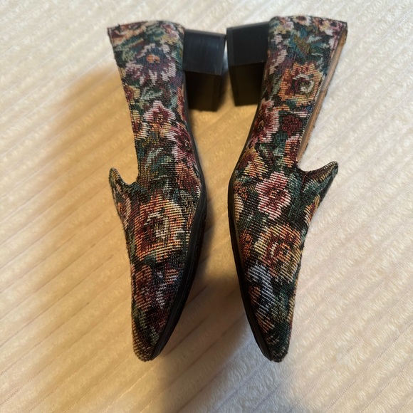 Me Too Gwen Block Heel Loafers for Women - Multicolor Tapestry - Picture 4 of 14